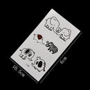 Removable waterproof Metallic Temporary Tattoo Stickers Temporary Body Art  Hn