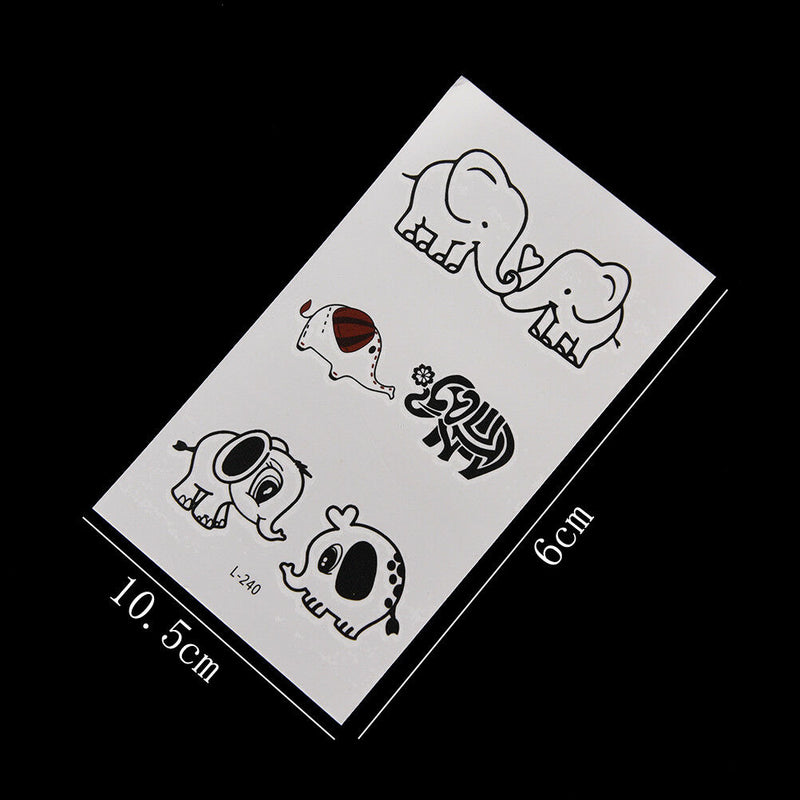 Removable waterproof Metallic Temporary Tattoo Stickers Temporary Body Art  Hn