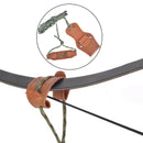 Archery Stringer Leather Nylon String Bow Install Rope for Long/Recurve Bow