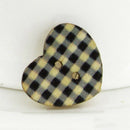 100x Multicolor Heart Shaped Wood Sewing Buttons Scrapbooking