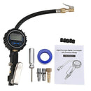 Digital Tire Inflator Pressure Gauge 200PSI LCD Display Air Compressor Pump
