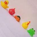 13Pcs Baby Bath Toys Squeaky Rubber Animal Floating Water Kids Toys Tools
