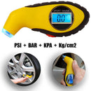 Digital Tire Air Pressure Gauge Meter Tester Bike Car Truck LCD Display 100 PSI