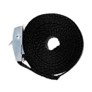 5m 25mm Roof Rack Cam Buckle Lashing Tie Down Strap Rope for Kayak SUP Black