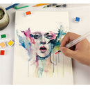 6x Refillable Water Color Soft Painting Brush Marker Watercolour Drawing Pens  Z