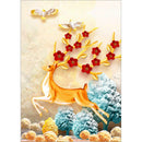 5D DIY Full Drill Diamond Painting Elk Embroidery Mosaic Craft Kit (QF065)