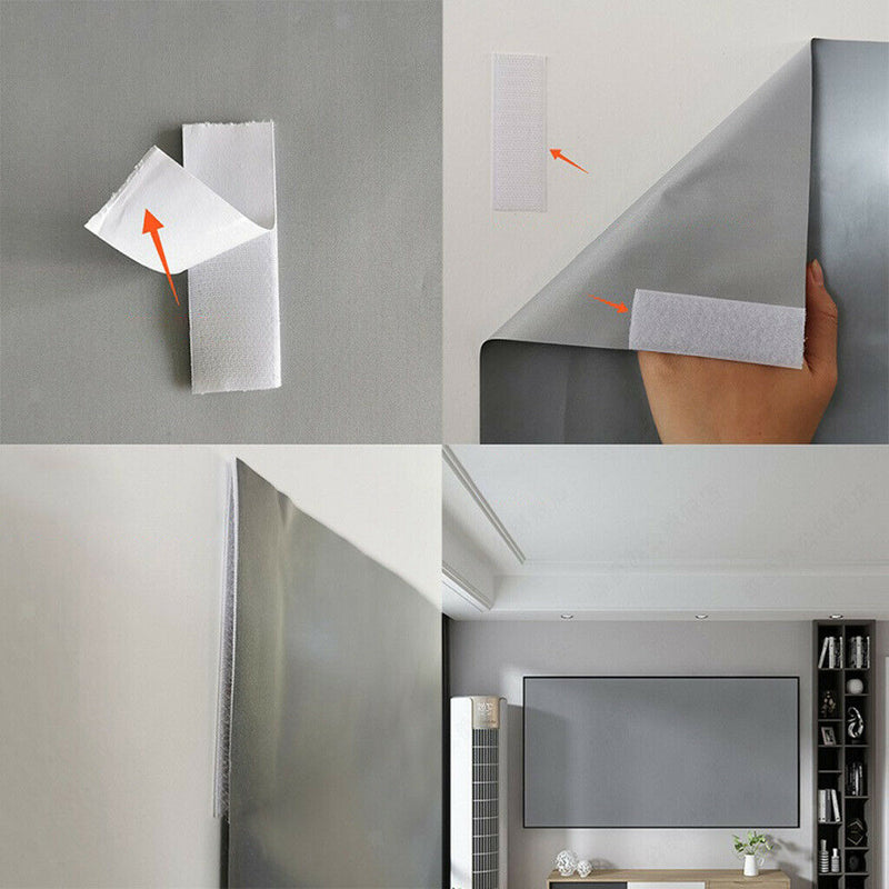 16: 9 HD Outdoor / Indoor Projector Portable Cinema Screen For Meeting Theater