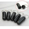 5 Pcs Waterproof Aluminum Pill Box Case Container Holder Keyring LTUS