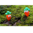 4pcs Moss Bonsai Decor Micro Landscape DIY Craft Garden Ornament Carrot