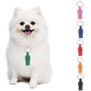 Anti-Lost Pet Dog Cat ID Name Address Label Tag Storage Barrel Tube Card ID Ta_