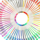 60 Colors Gel Pens Set Refills Gel Ink Pen Metallic Pastel Neon Glitter Ske