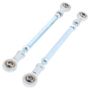 2pcs Ball Joint Steering Shaft with Left&Right Hand Tie Rods for ATV Go Kart