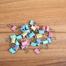60Pcs/Set Metal Clip Binder Clips Memo Paper Clips Material Stationery M3U9