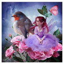 5D Diamond Painting Full Drill DIY Girl Bird Embroidery Mosaic Cross Stitch