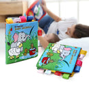 Cartoon Baby Cloth Book Colorful Early Learning Montessori Quiet Books