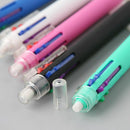 5 Colors 0.7mm In One Retractable Ballpoint Pens Mechanical Pencil School Office