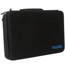 Telesin Large Black Portable Storage Bag Box Carry Case Protector For Gopro