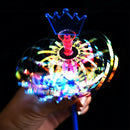 LED Flash Light Stick Rotating Color Changing Bubble Ball XMAS Gift