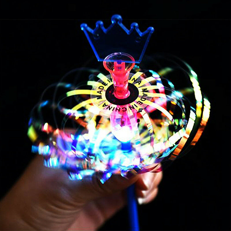 LED Flash Light Stick Rotating Color Changing Bubble Ball XMAS Gift