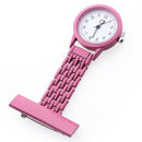 Nurse Watch Heart Rate Monitor Nurse Watch Quartz with Brooch Pink Sweet
