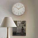 Modern Wall Clock,12 Inch Large Decorative Universal Silent Indoor Quartz R