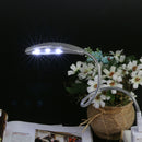 USB Portable Reading Lamp 3 LED Flexible Gooseneck Long Life Metal Lights