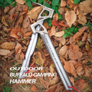 ShineTrip Outdoor Camping Tent Hammer Stainless Steel Tent Nail Puller HammeZ7C8