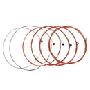 TX620-P 6pcs Guitar String Hexagonal Core Bronze for Folk Acoustic Guitar A