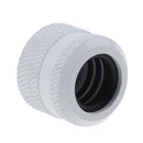 G1/4 Brass Connector for 14mm OD PC Water Cooling System Tubes(White)