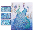 5D DIY Special Shaped Diamond Painting Peacock Cross Stitch Embroidery Kit