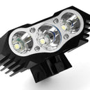 USB Charge XM-L T6 LED Bicycle HeadLight Bike Head Light Lamp Torch Flashlig Ew