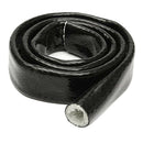 Black Auto Fibreglass Fire Sleeve Heat Shield ID:19MM 3/4"X1M For  Golf