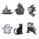 25Pcs/set Happy Halloween Christmas Stationery Stickers Waterproof PVC StickJBTE