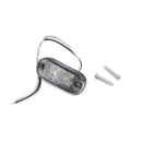 1pc 2 LED White Side Marker Clearance Light Lamp Car Truck Trailer Caravan 12V
