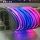 (7 Color) Car LED Colorful Water Coaster USB Charging Non-Slip Coaster NHJ LOP