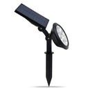 9 LED Waterproof Solar Spotlight Garden Lawn Ground Lighting Wall Lamp (A)