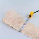 2M Turkey Feather Fringe Lace Trims DIY Costume Hat Sewing Craft Decors 2x