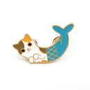 Funny Anime Enamel Brooch Pins Shirt Collar Lapel Pin Cute Jewelry Fish Pins New