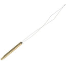 1PCS Extra-Long Brass Bobbin Threader Fly Tying Tool Half Hitch Handle Tool N7D2
