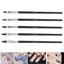 5pcs Kolinsky Sable Brushes Acrylic Nail Brush Professional Nail Art Tool DIY ##