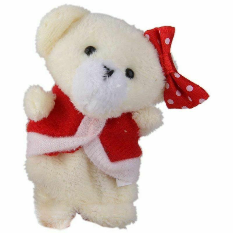 Lot of 5 pcs Finger Puppets Fairytale Fairy Tale Goldilocks and Three Bears W6K8