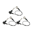 3x Stainless Steel Ball Lock Quick Release Pin Push Button - 8-35mm
