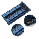 16-Channel 5V/12V Relay Module Board For Arduino PIC AVR MCU DSP ARM PLC Co R2S7