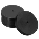 4Pcs Ebony Wooden HIFI Speaker Isolation Spike Cone Copper Feet 23 mm +Base Pad