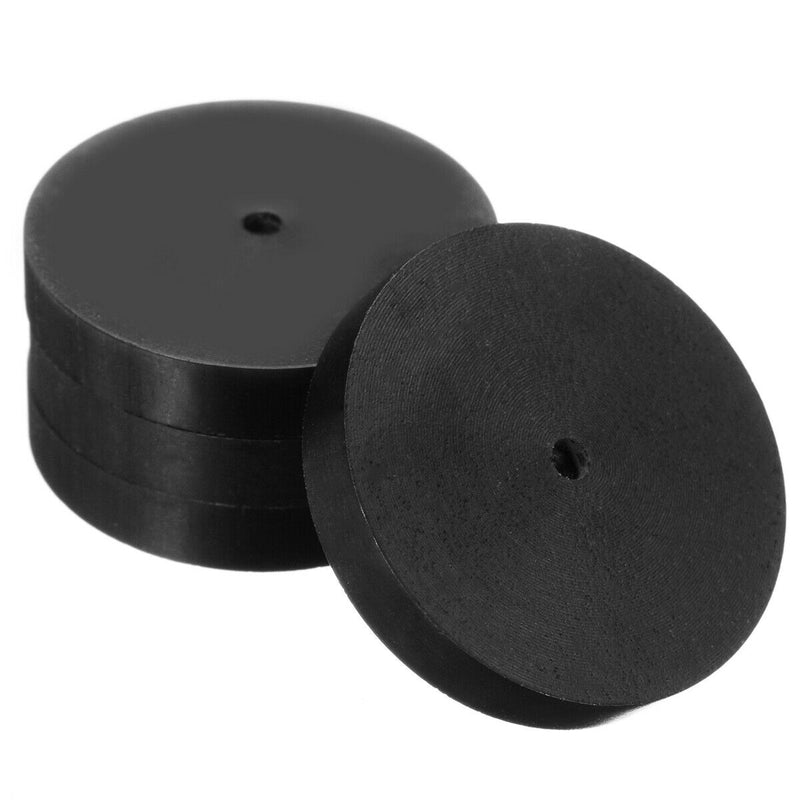 4Pcs Ebony Wooden HIFI Speaker Isolation Spike Cone Copper Feet 23 mm +Base Pad