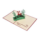 3DUp Holiday Greeting Cards Deer Jesus Reindeer Christmas Thanksgiving S Hn