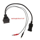 3Pin To 16Pin OBD2 Diagnostic Adapter Connector Cable For Fiat Alfa Romeo Lancia