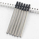 5pcs 111mm Roller Ball Pen Refills Black Ink Student Stationery A9I2 Supp O A4S6