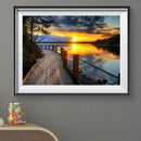 5D DIY Full Drill Diamond Painting Scenery Cross Stitch Mosaic Craft Kits