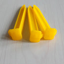 10x YELLOW HEAVY DUTY PLASTIC CAMPING & AWNING TENT SAND GROUND PEGS STAKES S Cy